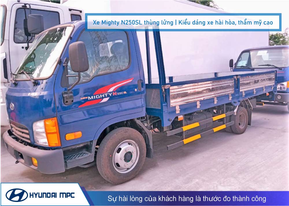 Giá xe tải Hyundai Mighty N250SL thùng lửng 2T - 2.5T